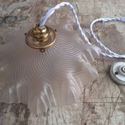 Complete Transparent Opal Suspension Wire and Ceiling Light