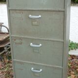 Workshop cabinet 4 swivel drawers in iron JEC 1960