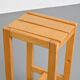 Solid pine bar stool, Maison Regain, 1970s