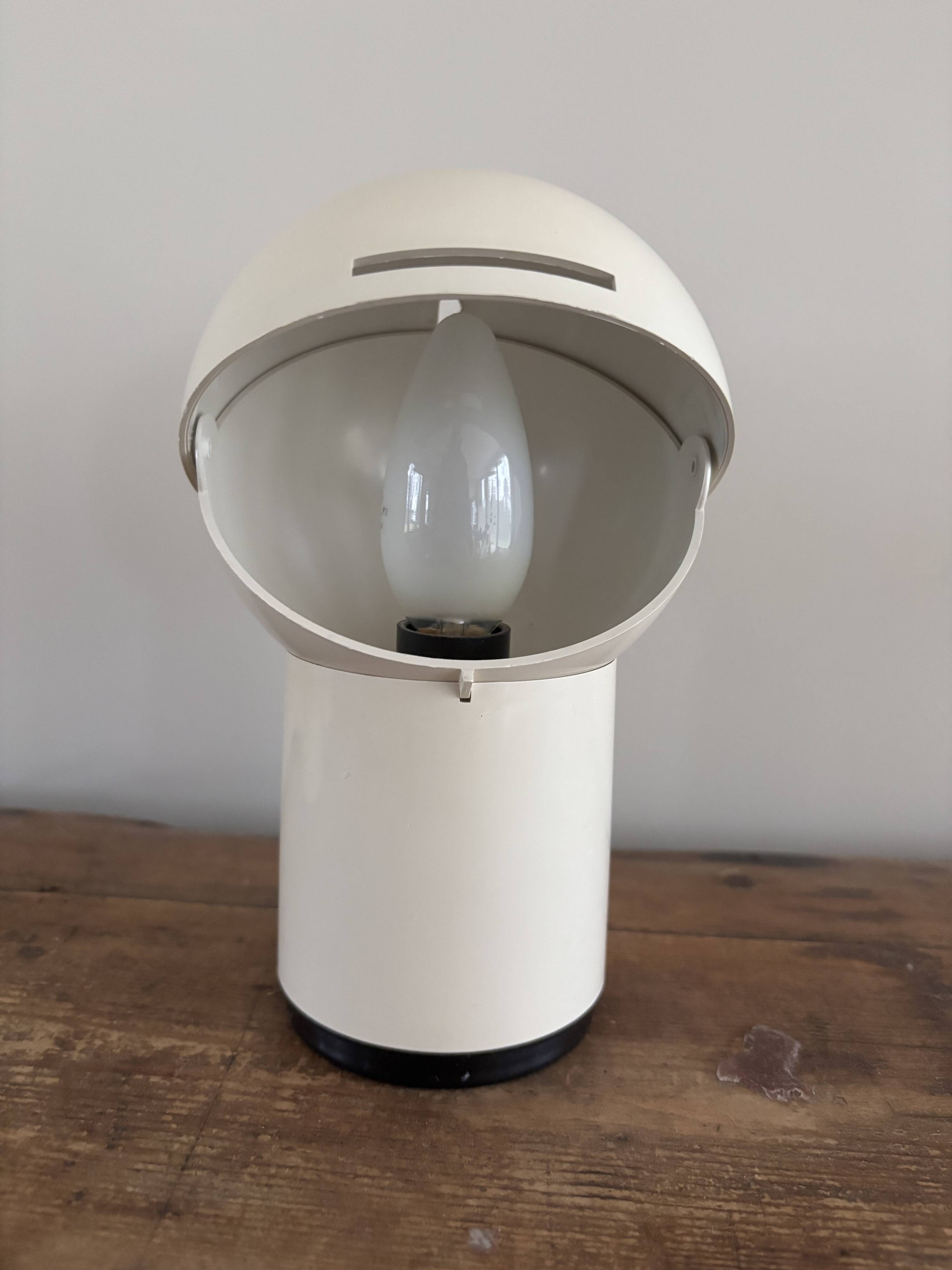 Set of two Vintage 'Pac-Man' Asteroidi Siberin Caronno table lamp Italy 70's design