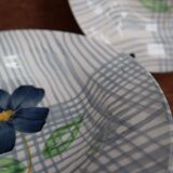 Set of 8 Digoin Sarreguemines "Valentin" deep plates