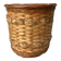 Rattan and bamboo pot cover worked 70s
