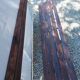 Folding garden bench in wrought iron and wood