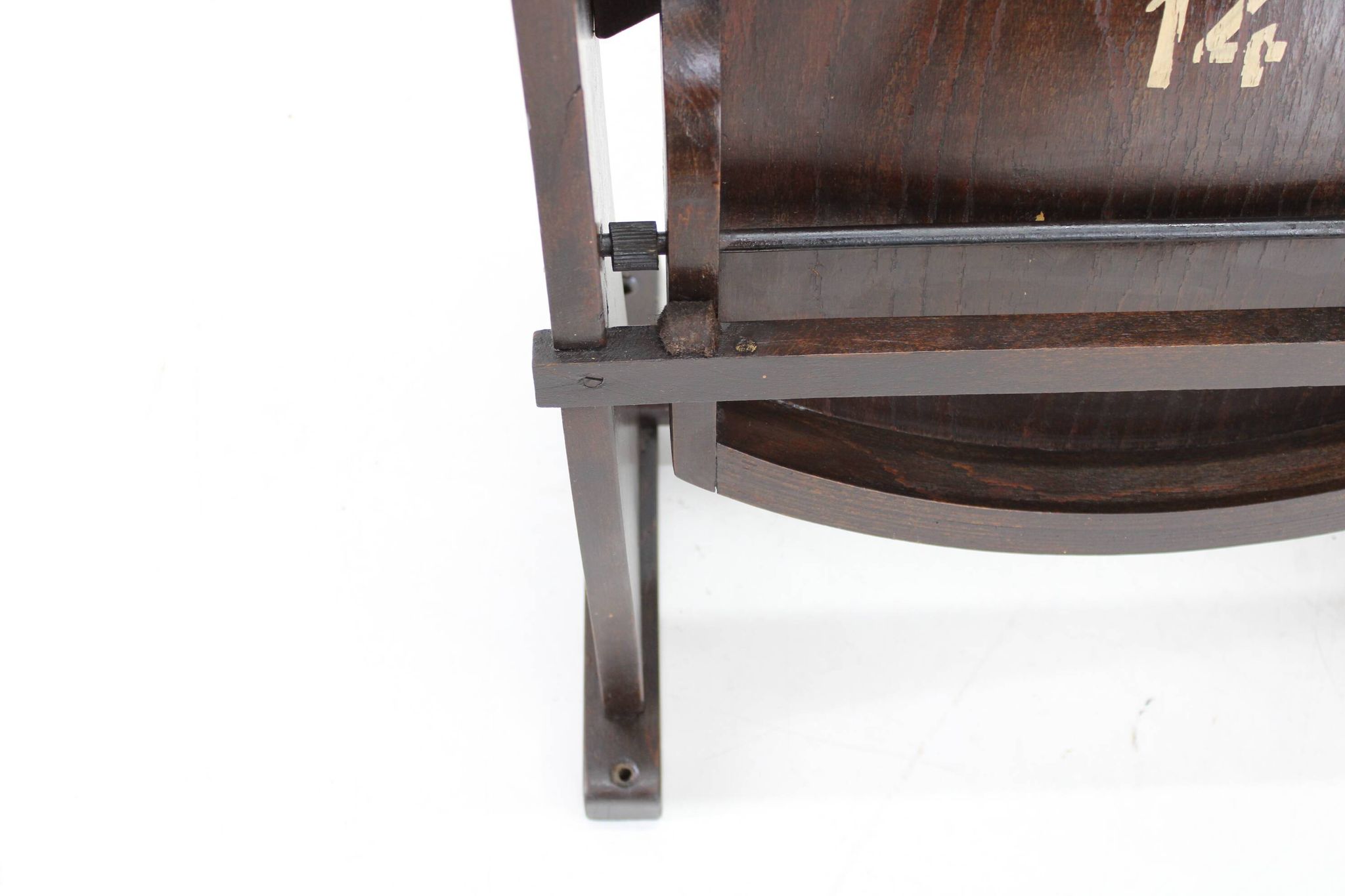 1970 two seater cinema bench by ton, czechoslovakia