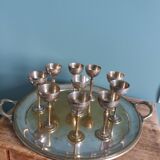 Silver-plated liqueur set