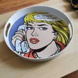 Pop art tray