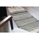 1970s Vintage Turkish Oushak Handmade Wool Cotton Beige Runner Rug 63x237