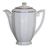 Art Deco porcelain teapot, porcelain coffee pot, kitchen