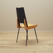 Set of six chairs, Italian design, 1950s, designer: Carlo Ratti, manufactur