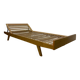 Ancienne banquette Daybed / lit réglable en bois design Holma vintage années 60