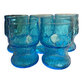 Verres Orangeades années 70
