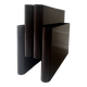 Brown magazine/vinyl holder by Giotto Stoppino for Kartell, design 1970.
