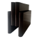 Brown magazine/vinyl holder by Giotto Stoppino for Kartell, design 1970.