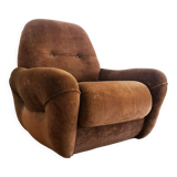 Velvet armchair from the 70s