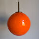 Suspension globe orange