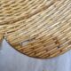 Rattan flower ceiling lamp, 1980