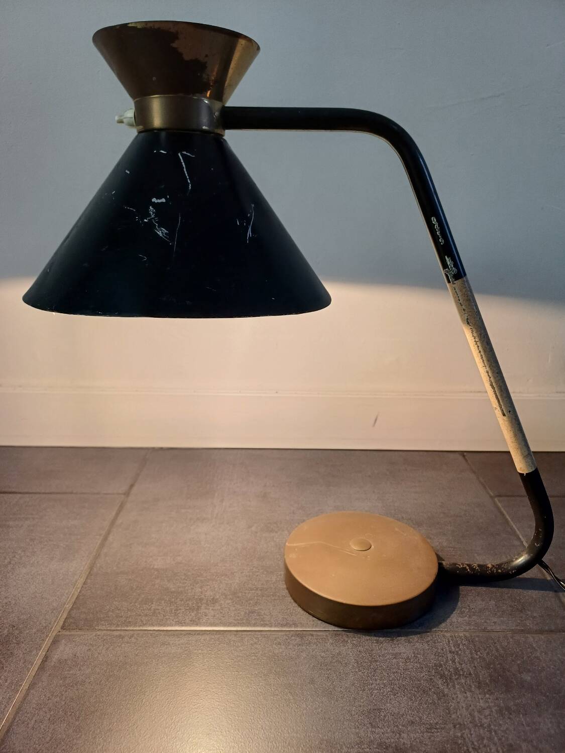 Diabolo lamp jumo black 50's