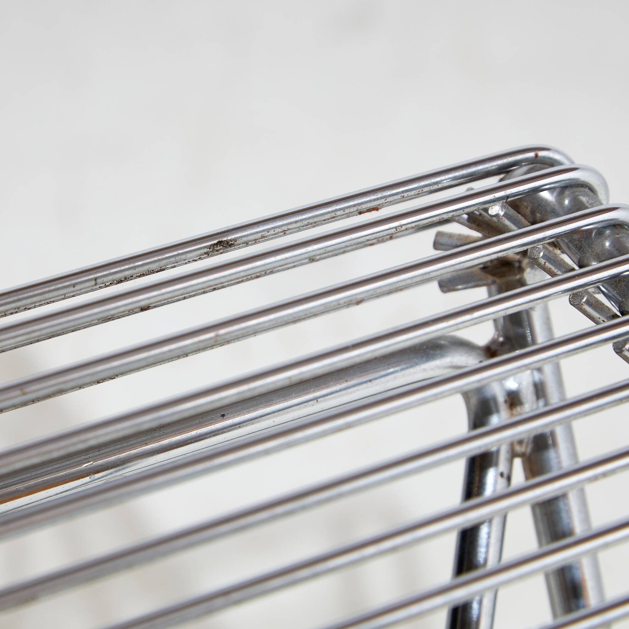 Kreuzschwinger steel bar stool by till behrens for schlubach, set of 2 (mk10476)