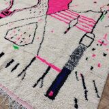 Handmade wool Berber rug 266 X 242 CM