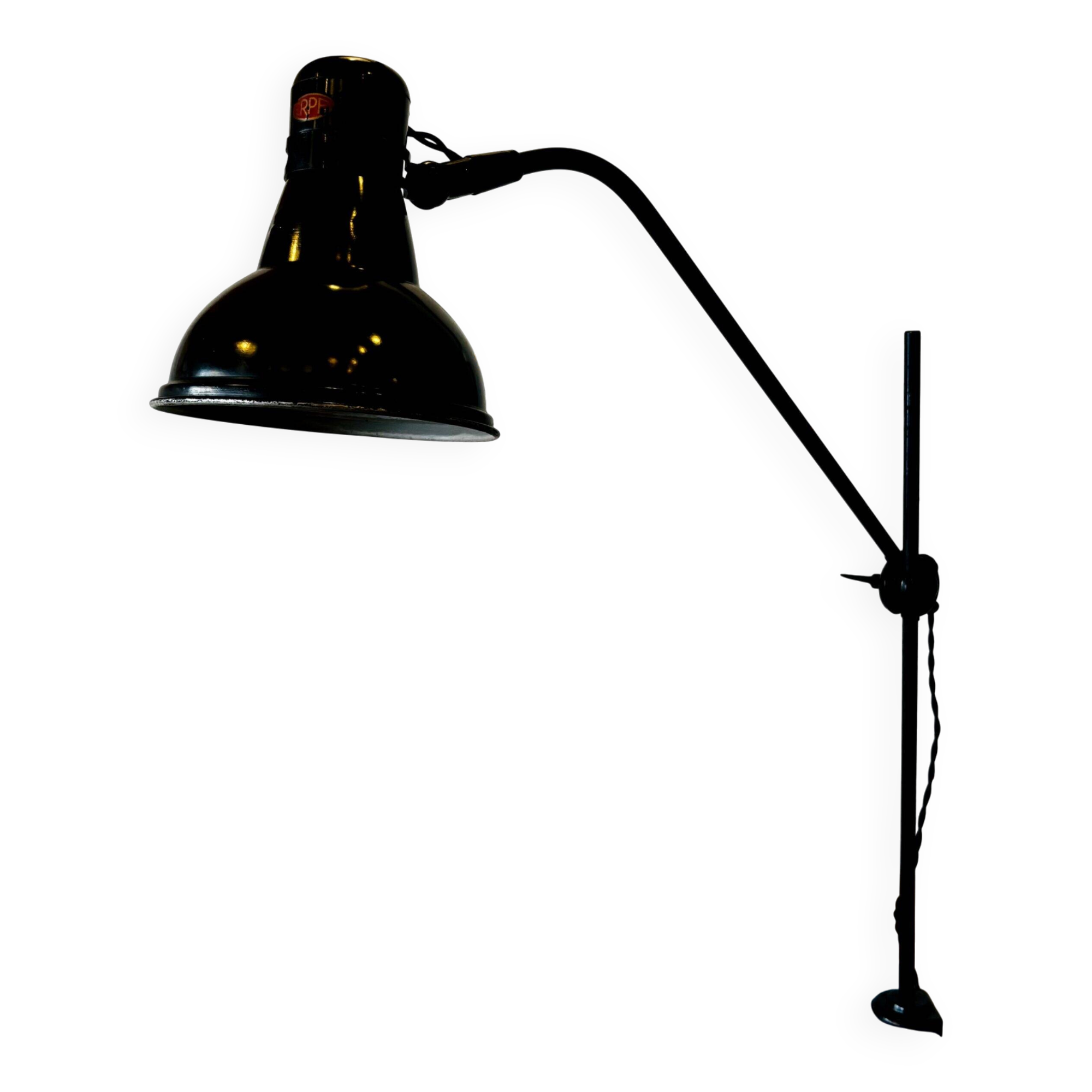Rare Belgian architect lamp "ERPE"