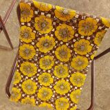 2 vintage folding camping chairs