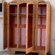 Armoire parisienne art déco chêne massif brut