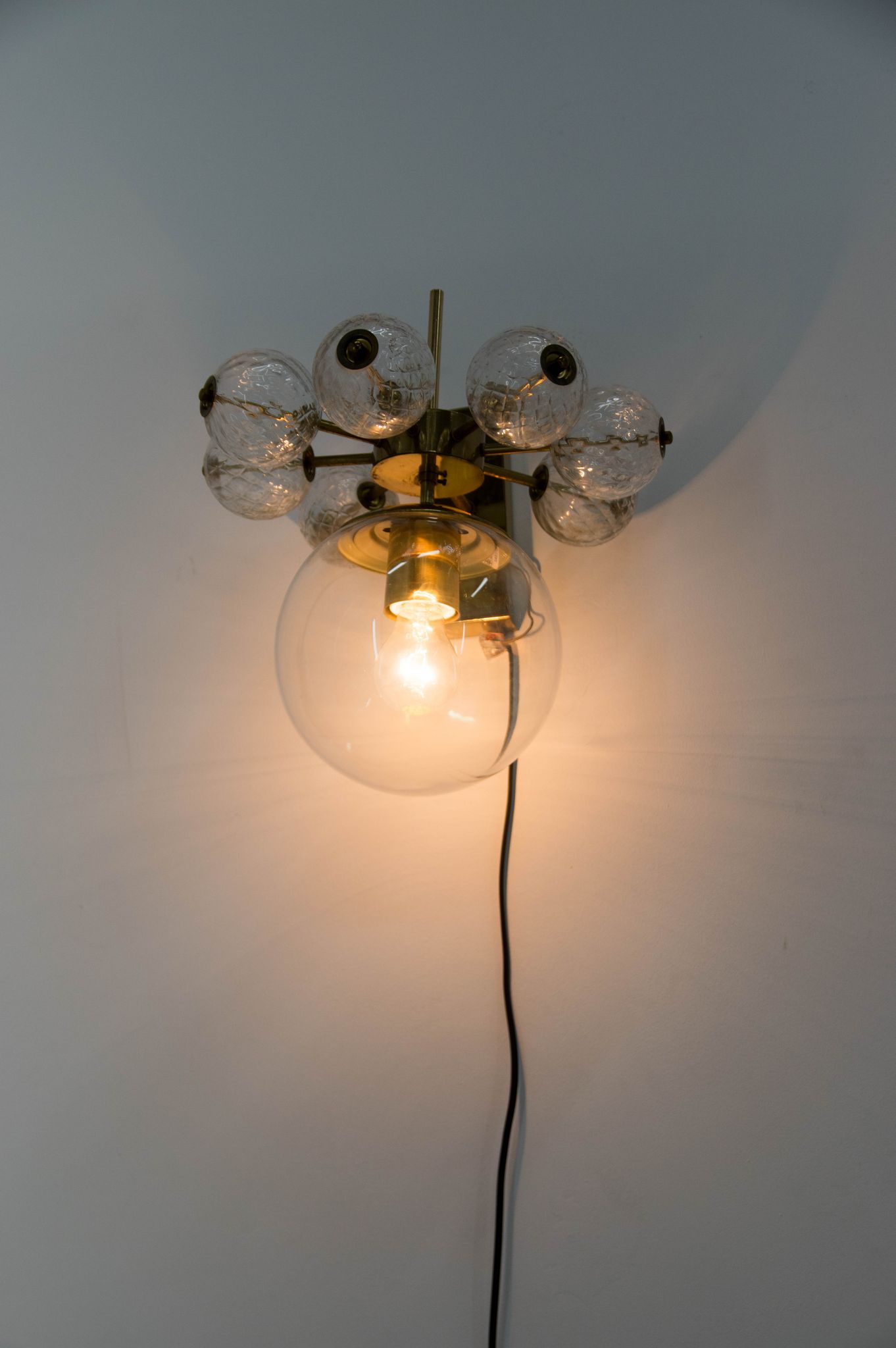 Wall Light by Jaroslav Bejvl for Kamenicky Senov, 1980s, 7+ Items Avaliable