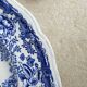 Lunéville blue English dinner plates