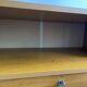 Low storage unit, 70s/80s three height-adjustable shelves