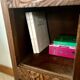 Petit meuble art déco aux portes coulissantes, atypique et joli
