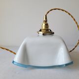 Draped opaline suspension