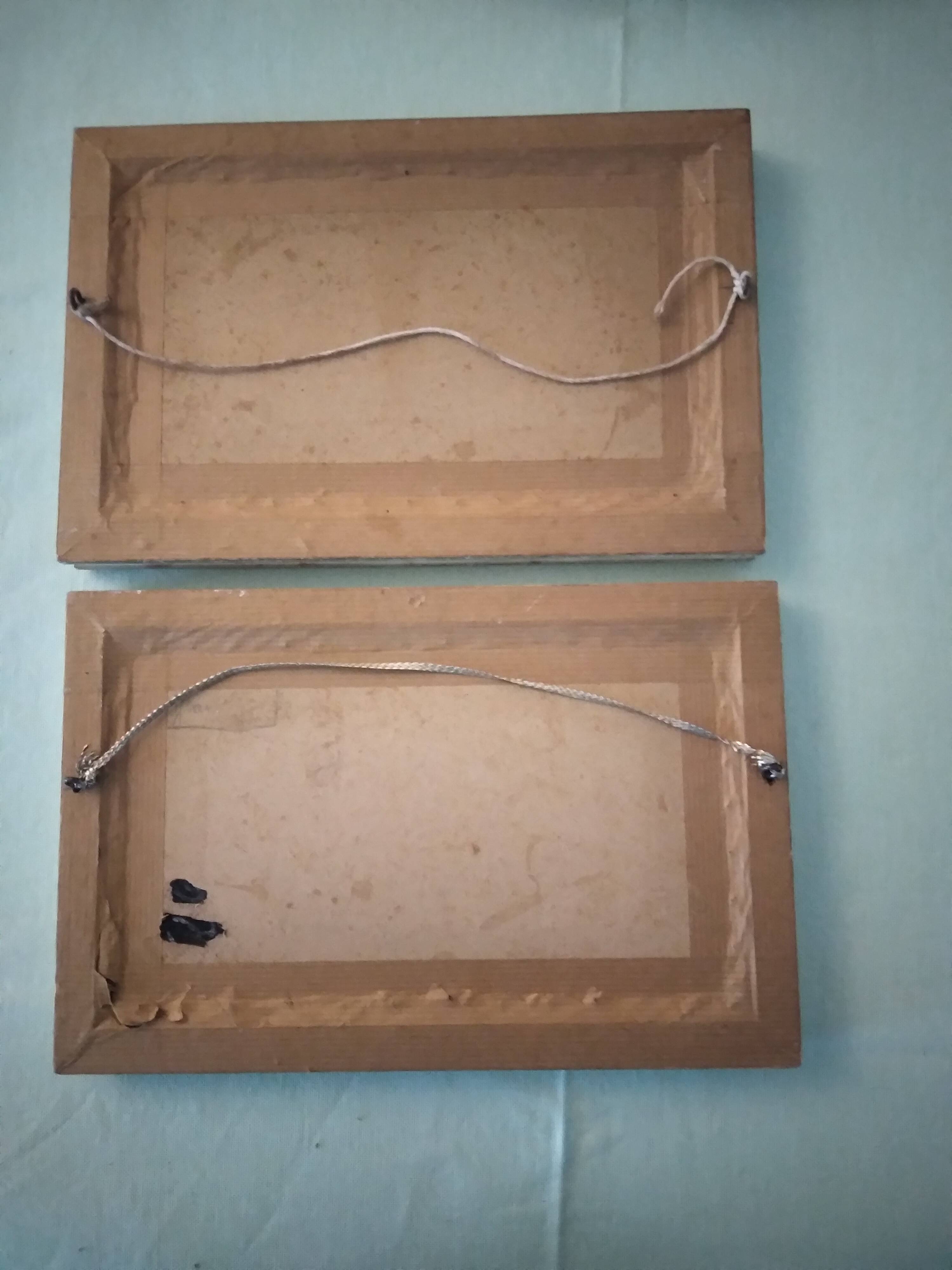 Pair of vintage Bambi canvas frames