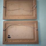 Pair of vintage Bambi canvas frames