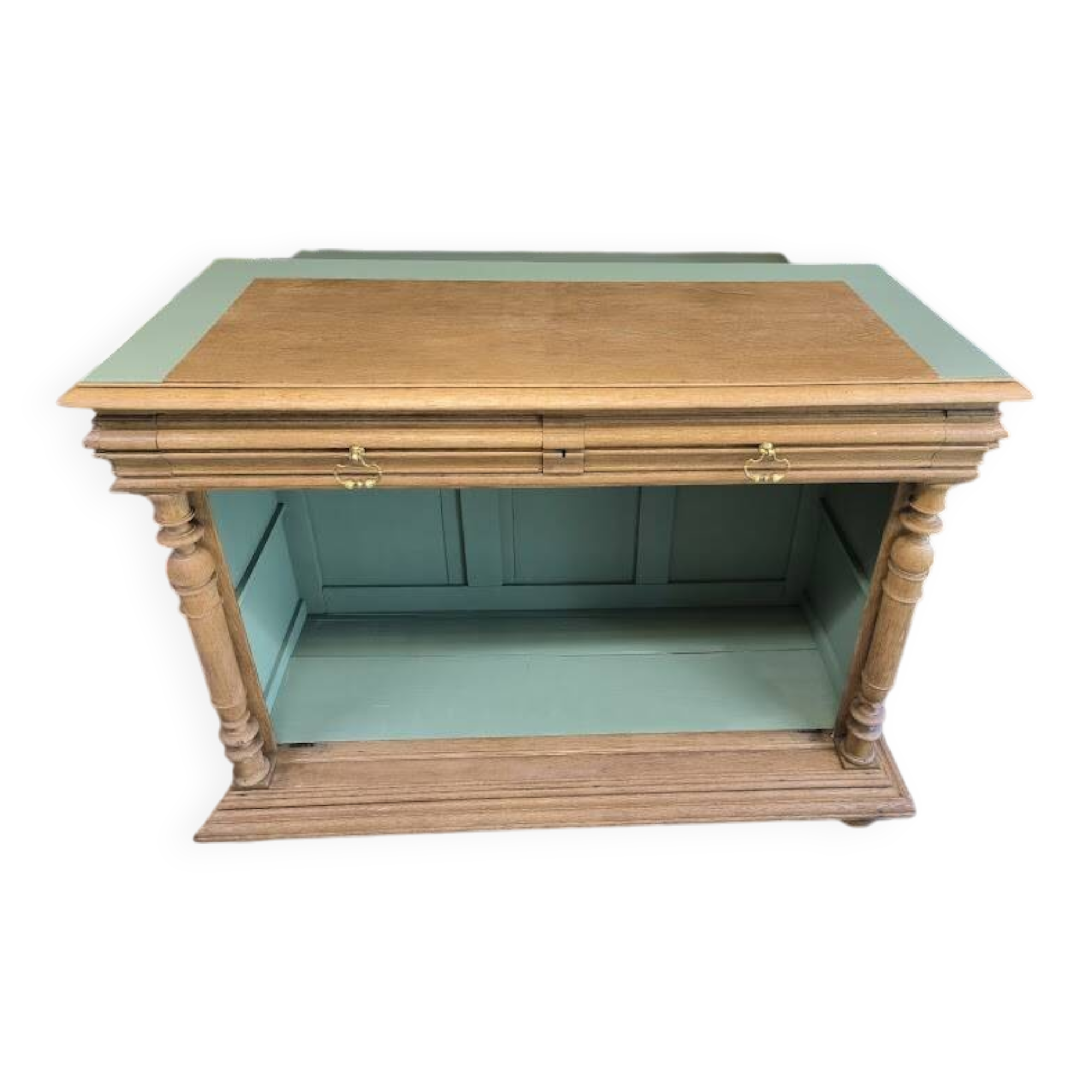 Low buffet console solid oak