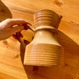 Graphic stoneware pitcher
