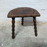 Wooden tripod stool