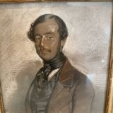 Oil on panel Painted portrait of a gentleman Signed and dated 1842 / XIX
