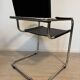 Vintage Cantilever Mart Stam S 34 Inspired  Desk Chair, Italy 1980’s