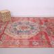 Vintage Moroccan Rug 200 x 306 cm, Berber Wool Rug, Handmade Bohemian Rug