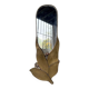 Brass flower oval mirror 1960