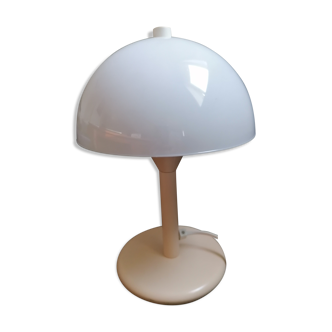 Vintage metal and plexiglass mushroom lamp