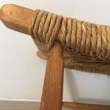 Tabouret paillé