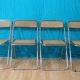 Series 4 folding cane chairs
