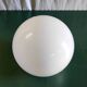 Opaline globe lampshade, diameter 25 cm - mid-20th century