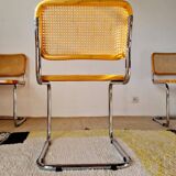4 chaises italiennes Marcel Breuer B32 Cesca, années 70