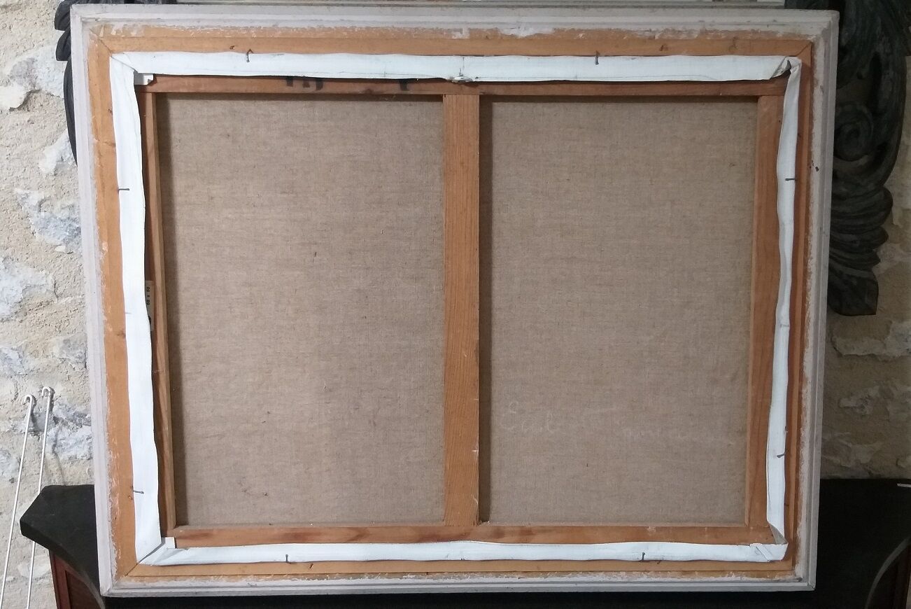 Oil painting "rocky coast"