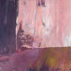 Violet quartz, acrylic on paper, 36 x 36cm