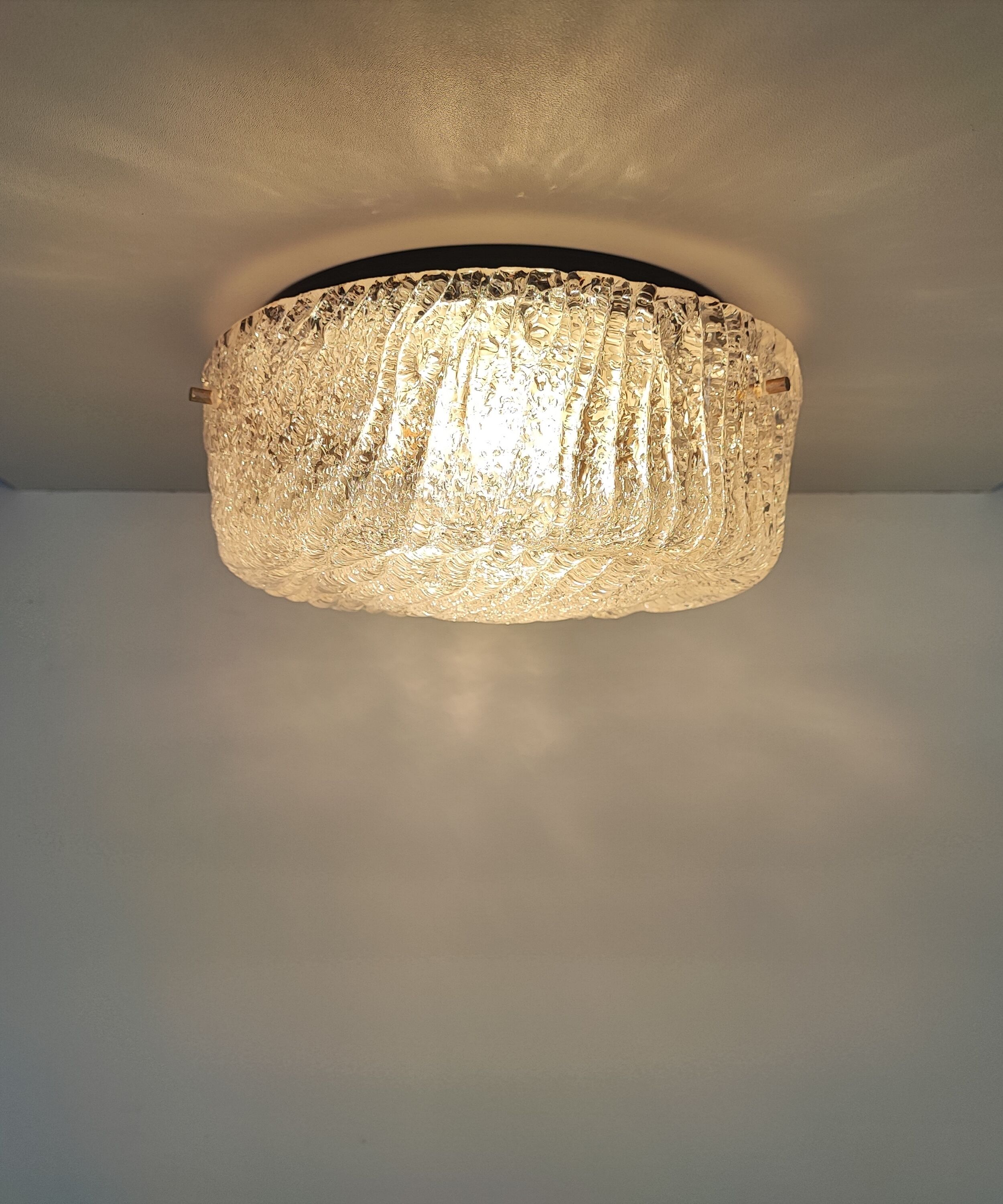 60' glazed glass ceiling lamp/wall lamp
