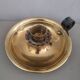 Brass cellar candle holder
