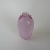 Glass vase, Murano glass, Italian design, 1970s, made in Italy